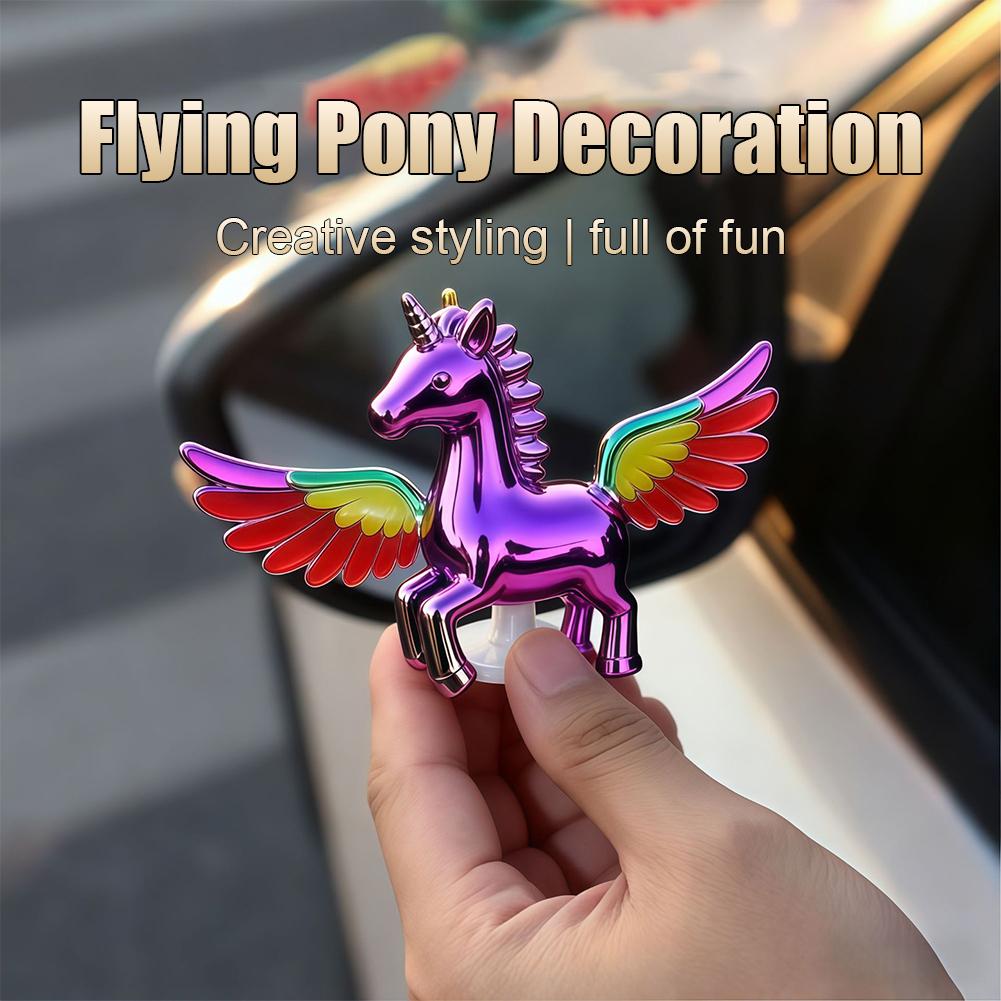 Funny Wind Power Flying Bird Ornament Car Motorcycle Mirror Exterior Decoration Creative Accessories Simulation Wings Flutter