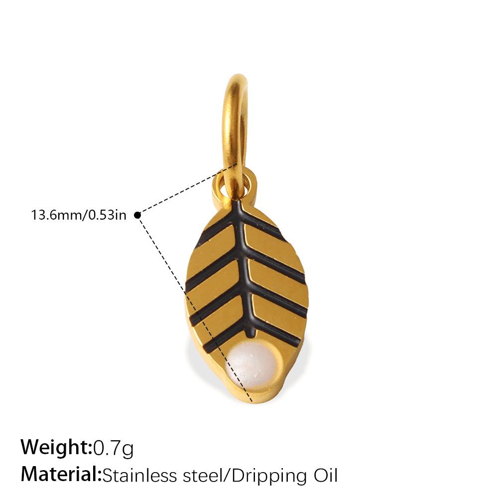 European and American Dripping Oil Small Fresh Plant Series Pendant Cactus Flower Bee DIY Versatile Jewelry Accessories 2026