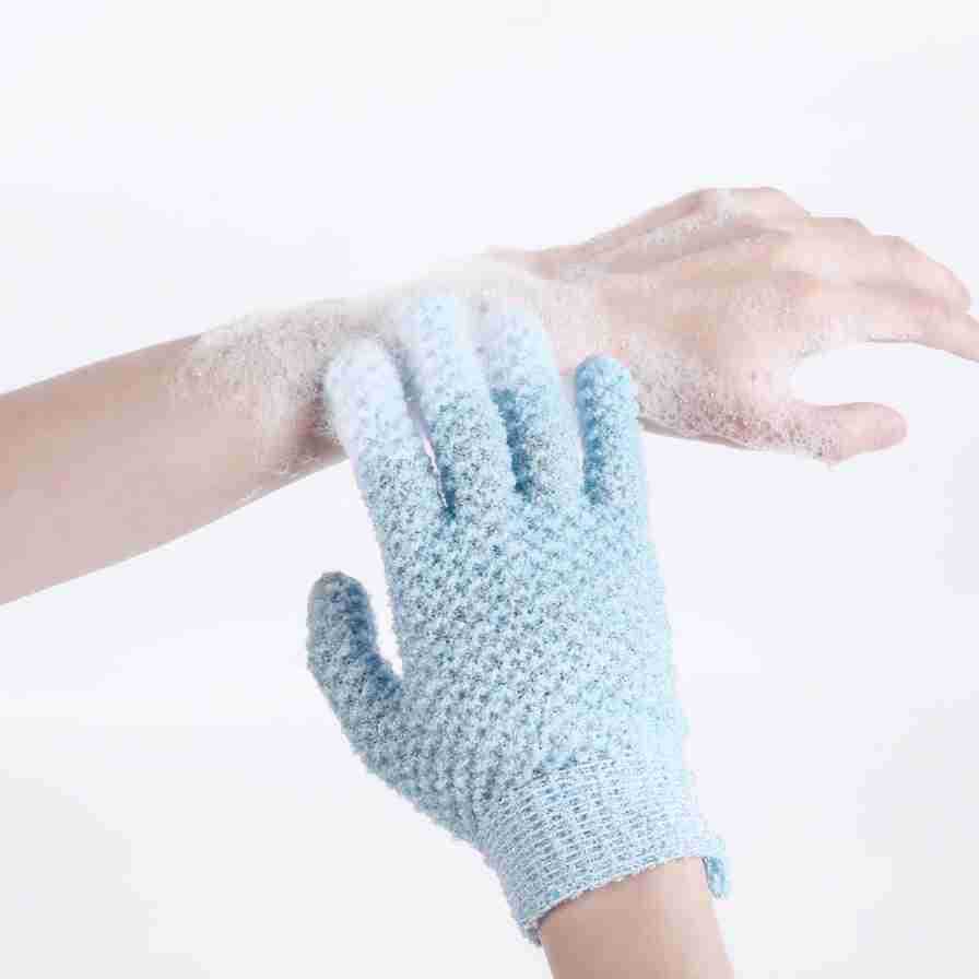 1pair Bath for Peeling SPA Exfoliating Shower Brush Body Cleaning Scrub Mitt Rub Dead Skin Gloves Shower Towel Foam Body Massage
