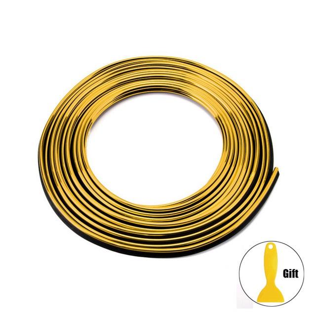 Car Styling Universal DIY Decoration Flexible Strips 5M/3M Interior Moulding Trim Strips Trim Dashboard Door Car-styling Tools