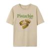 T-shirt da Donna Pistacchio Retrò Divertente Carina Estetica Foodie Tee Amante degli Snack Unisex Manica Corta Larga Top Grafico