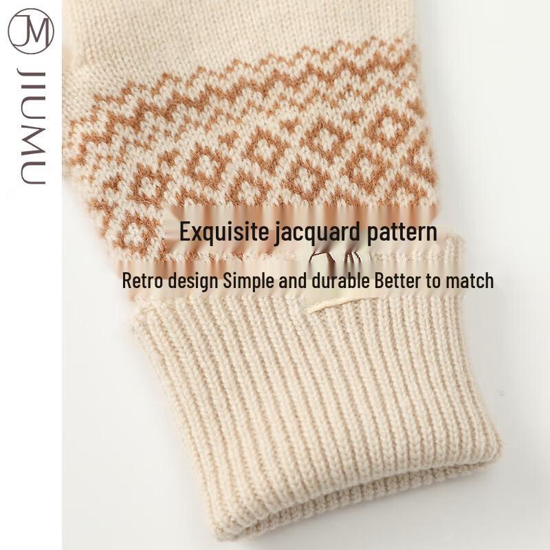 JIUMU Women's Warm Touchscreen Knit Gloves