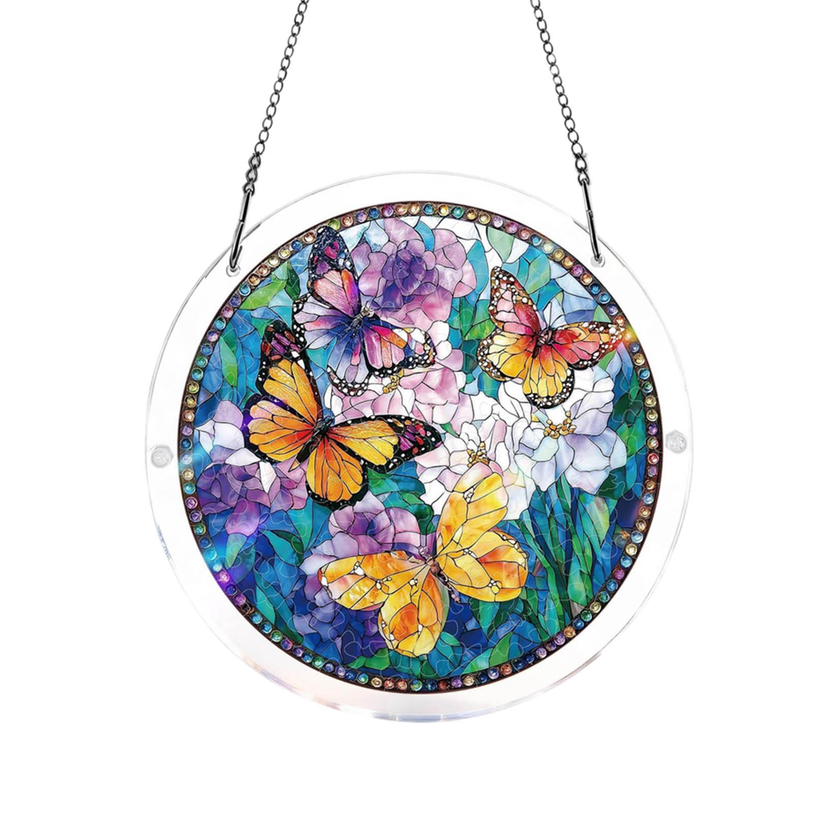 

Acrylic Puzzle Can Be Hung Doors, Gardens, Indoor And Outdoor Decoration. one size