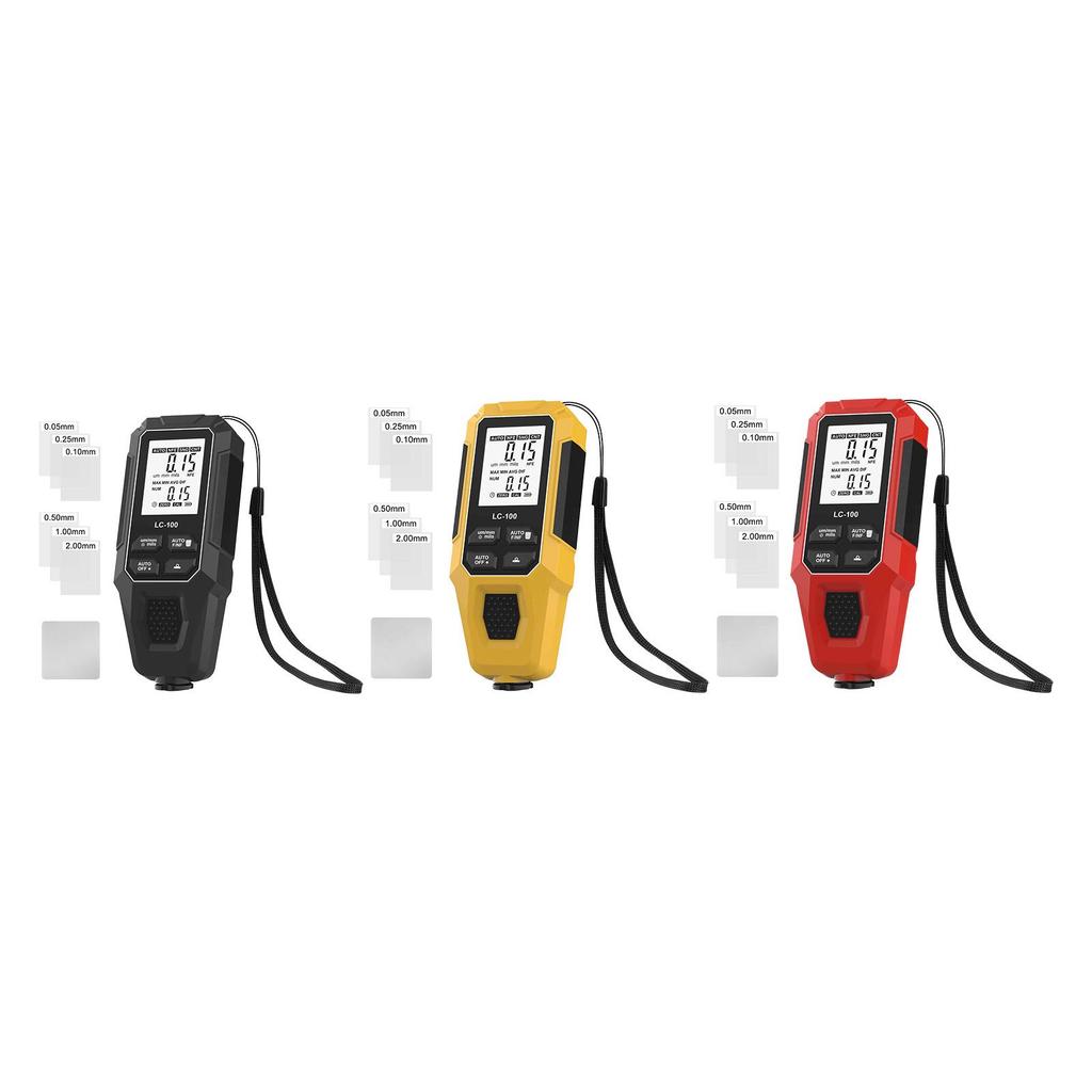 Industrial Thickness Gauge ABS Material Professional Paint Meter Tester Digital Display for Car Wall Drywall Workshop Use