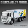 1:32 Fruit and Vegetable Cart Container Car Model Toy Alloy Engineering Transport Truck Metal Body Models Educational Toys