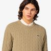 Lacoste Men's Cable Crew Neck Pullover AH816E-55NTUY