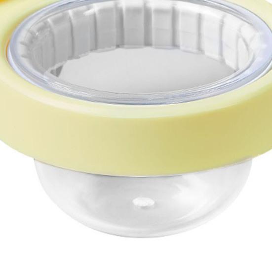 Parrot Food Pot High Elastic Design Easy Installation Cleaning Transparent Bowl Parrot Cage Accessory