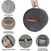 Felt Material Hat Storage Box Portable Clothes Scarf Children's Toys Dustproof Storage Case Foldable Organizer for Home Travel