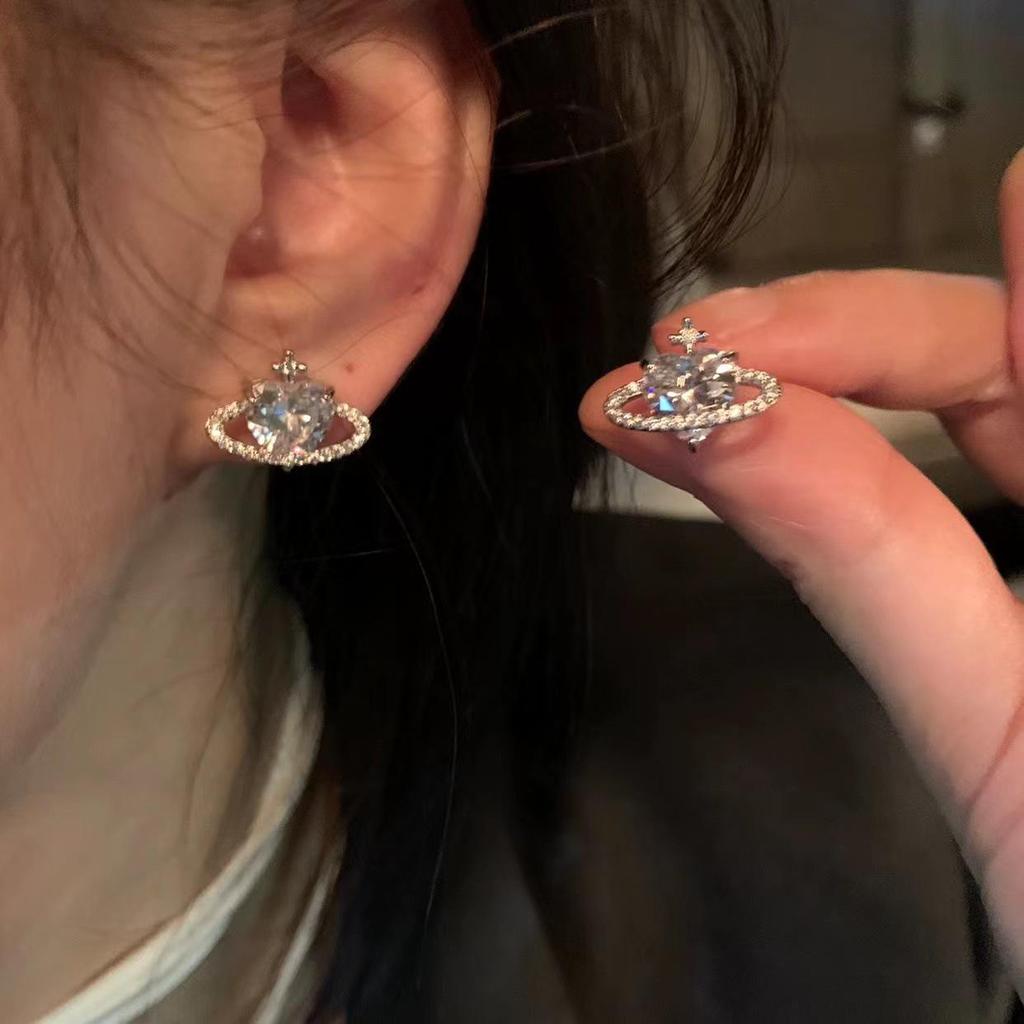 925 Silver Needle High-End Bow Pearl Stud Earrings