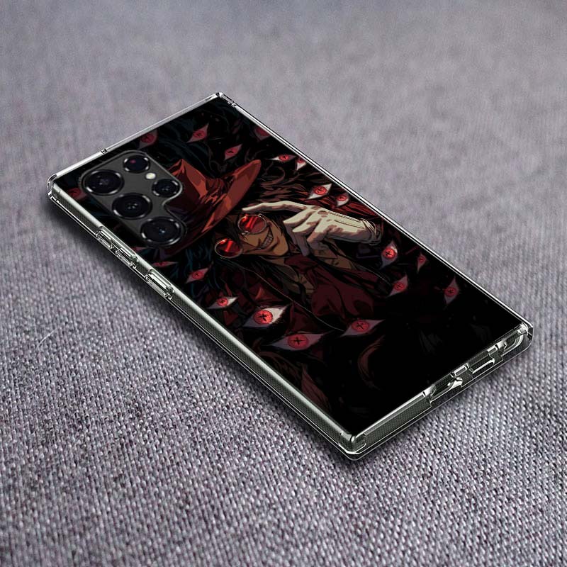 

Alucard Helsing Phone Case For Samsung Galaxy S24 S23 S21 S20 FE S22 S26 Ultra S25 Edge S10 Plus Cover Clear TPU Capa Shell Coqu Samsung S20 Ultra