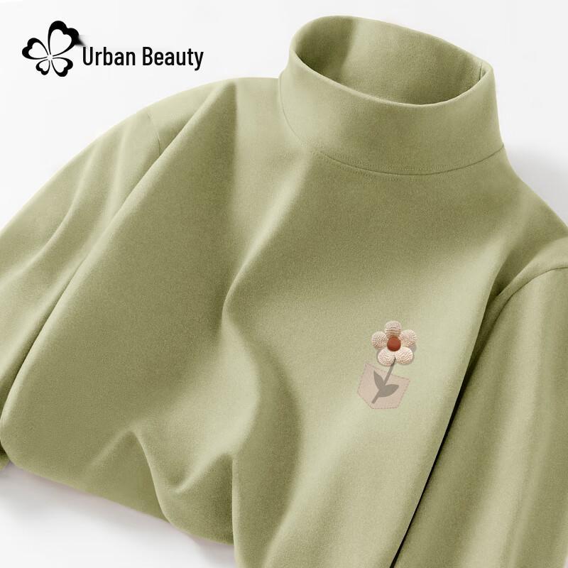Urban Lady Women s Mock Neck Fleece Lined Thermal Top M