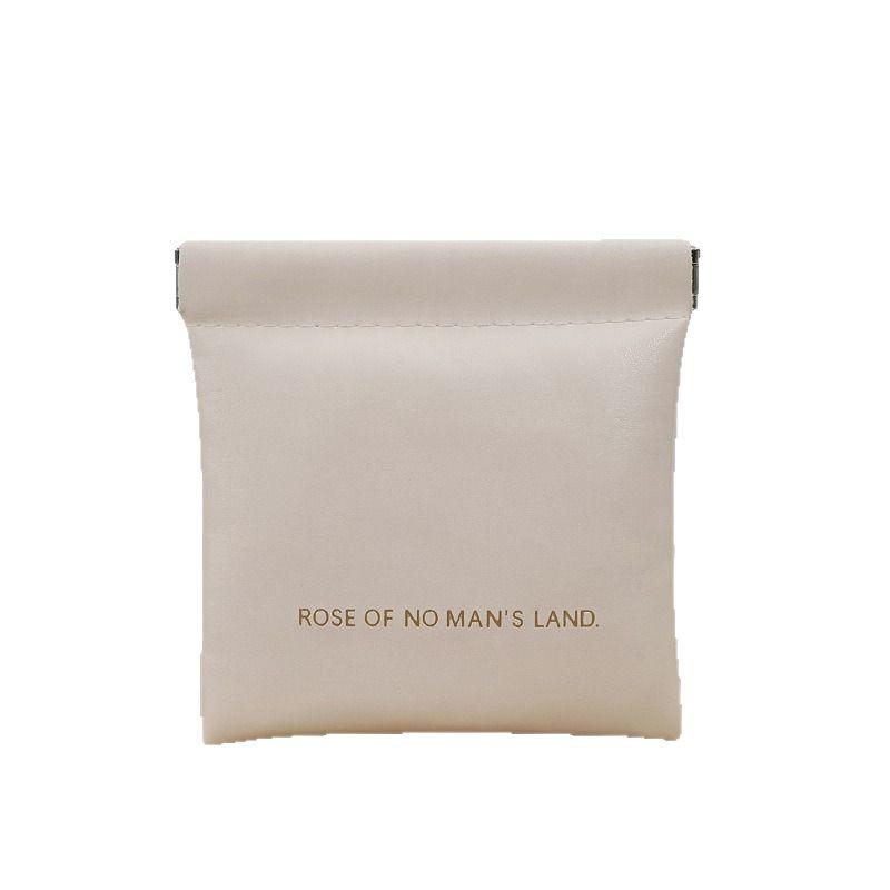 Clamshell Mini PU Earphone Case & Coin Purse - Candy Color Lipstick Storage Pouch