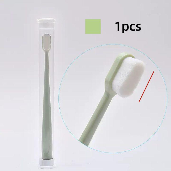 YS00151--Ultra-fine Soft Bristle Toothbrush Million Nano Fur Soft, Deep Clean Portable Travel Oral Care Toothbrush