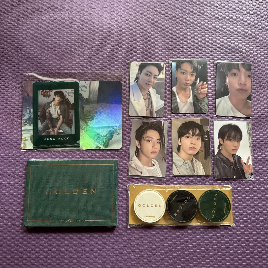 

[Б/В] До 15 серпня, Jungkook GOLDEN Weverse Albums ver. + Бонус + Торгова картка