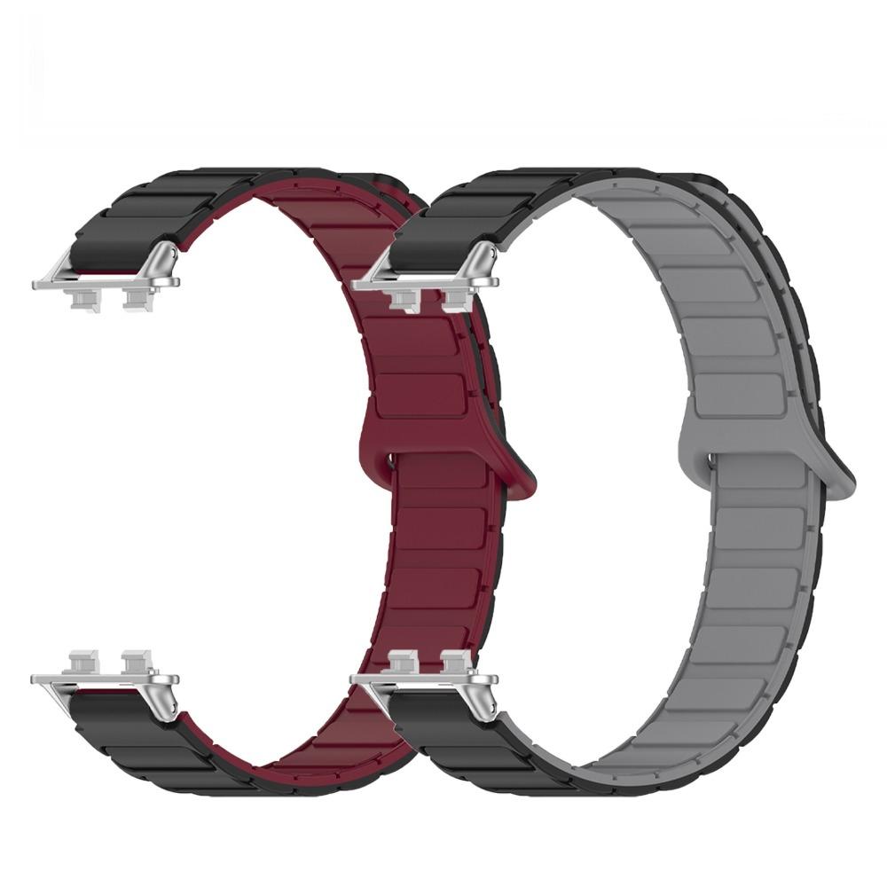 Magnetic Silicone Strap Colorful Comfortable Watchband Replacement Bracelet for Huawei Band 11/11 Pro Smart Watch Accessories