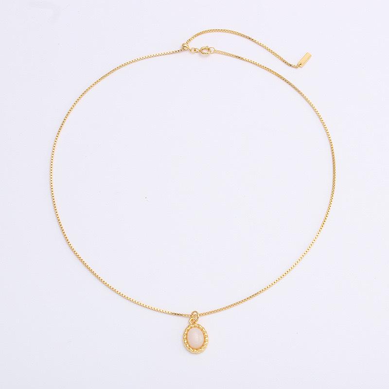 

Роскошное ожерелье-подвеска из золота и черного агата - Многослойный аксессуар в стиле Бай Байхэ