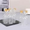 5Pcs Silver/ Gold Caps Plastic Spirit Bottle Party Supplies Alcohol Shot Bottles
