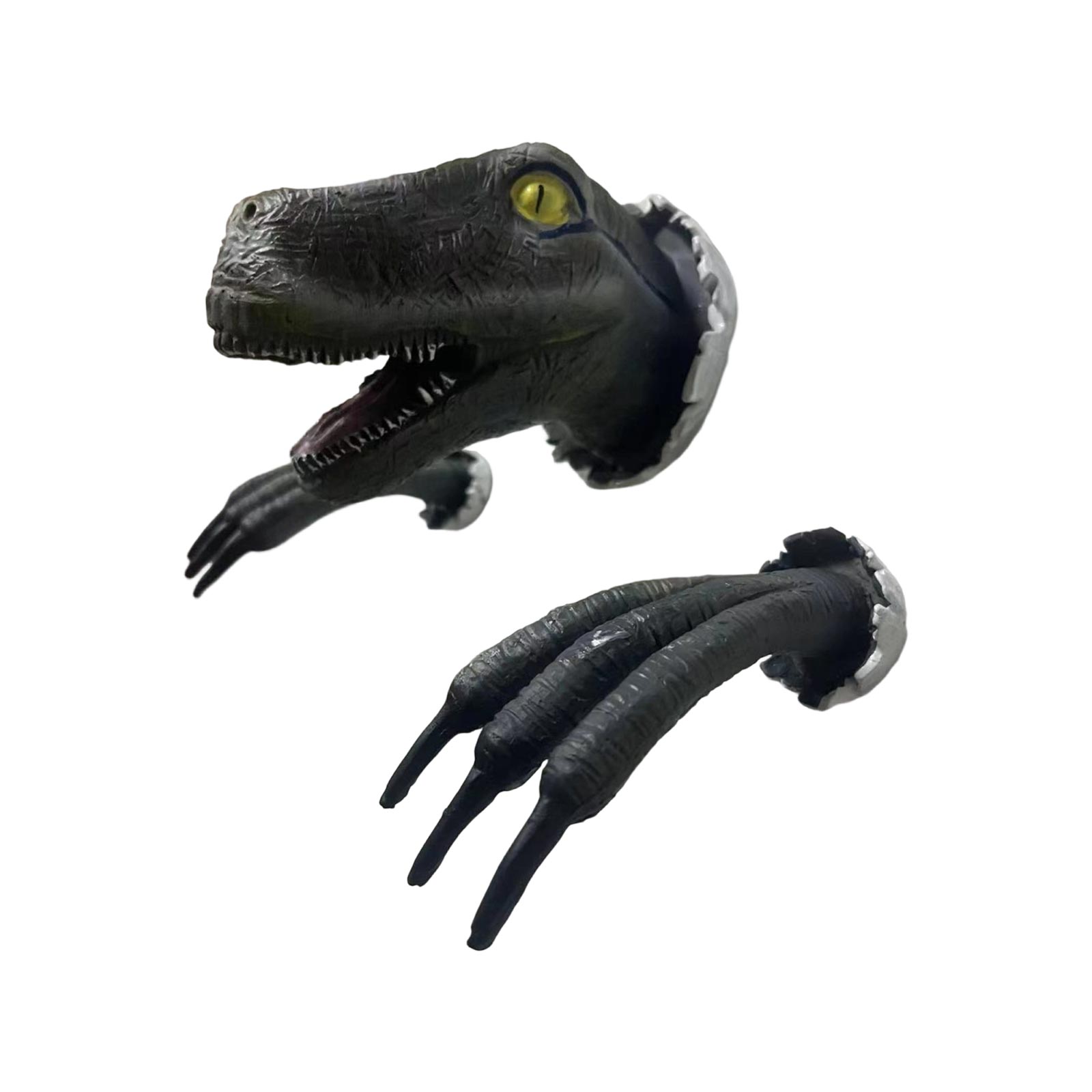 

Garden Dinosaur Statue Decoration Resin Ornament, Broken Dragon Wall Decoration,dragon Wall Sticker Decoration One Size синий