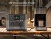 1200W 1008Wh Přenosná napájecí stanice LiFePO4, Velkokapacitní úložiště s LCD displejem pro obytný vůz, Vozidlo, Venkovní a Mobilní použití