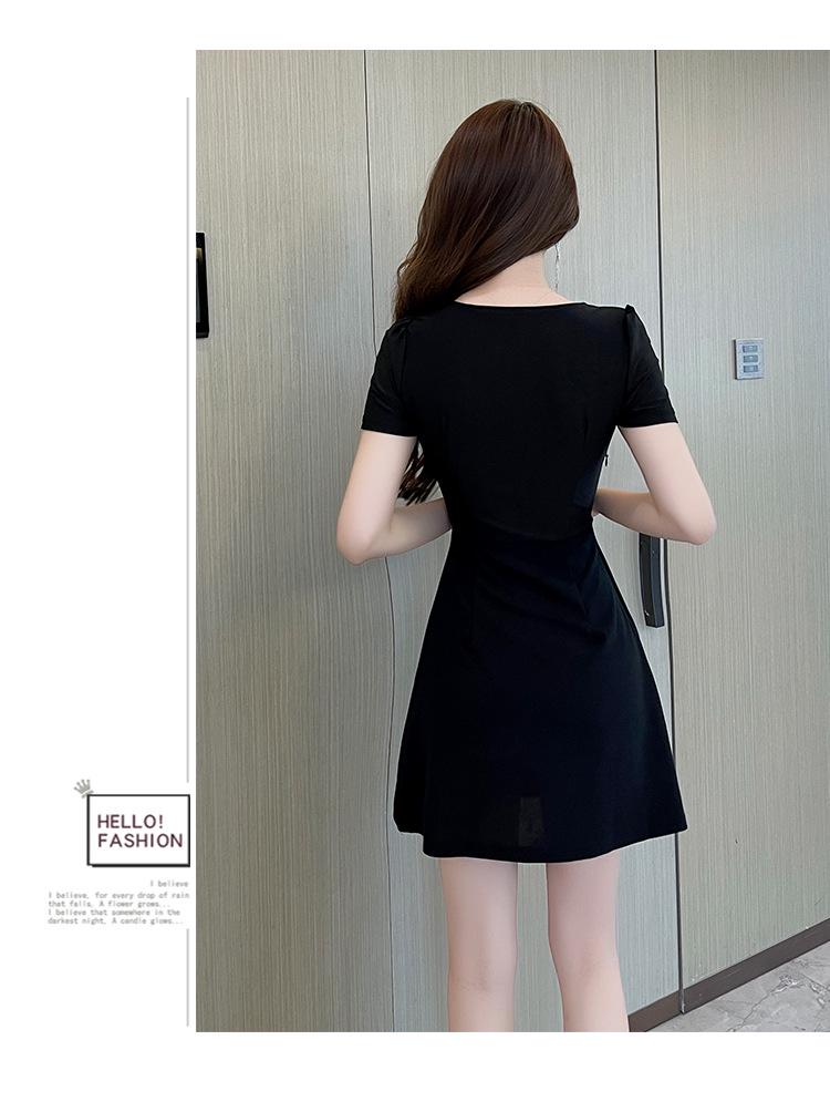 Stylish Nightclub Women's Slimming Dress: Short Skirt for Massage Technicians