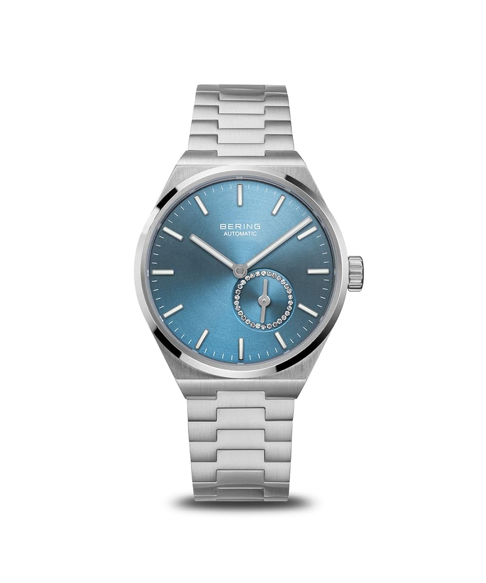 

Automatic watch silver [Behring] 19435-charity світло-синій колір