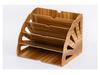 Multi-Layer Wooden Desktop Organizer for Office Supplies and A4 Documents