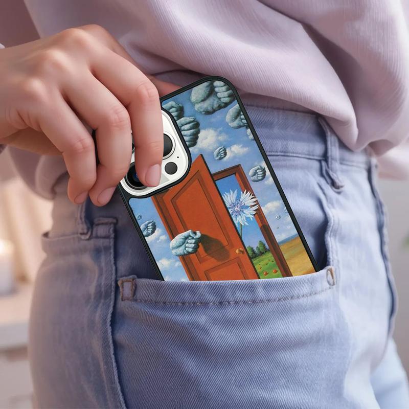 Rene Magritte Phone Case For iPhone 17 Air 15 16e 14 13 Pro Max Coque 12 11 Pro Max PLUS cover