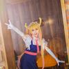 Premium Quality Miss Kobayashi's Dragon Maid Tooru Maid Dress Outfit Cosplay Costume Full Set