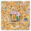 100 Capybara Cartoon Stickers: Cute Animal Decorations for Water Cups, Phone Cases, and Computers