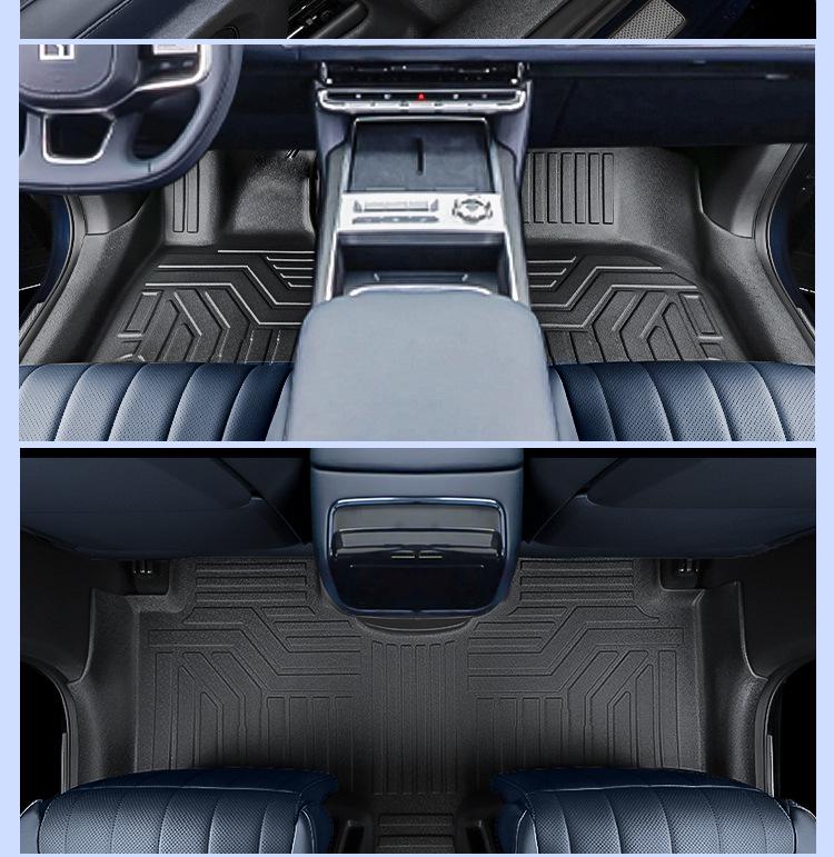 Zeekr 9x 2025 Six-Seater TPE Full-Coverage Car Floor and Door Sill Mats