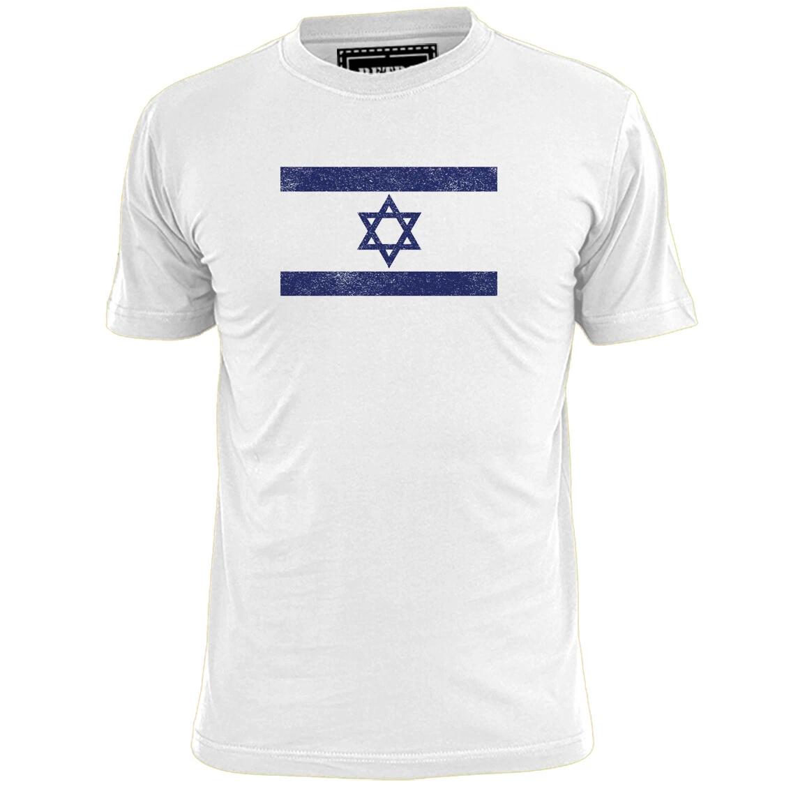 Mens Israel Flag T shirt Flag Jerusalem Football 3XL