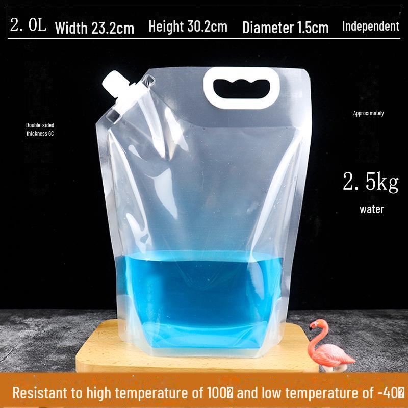 Portable Music Festival Water Bag - Food Grade, Disposable, Essential for Concerts