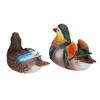 2PCS Floating Mandarin   Statue Resin Cute Animal Decor Sculpture Ornament for Outdoor Garden Pond