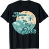 Mama Of The Big One Wave Surf 1st Birthday Boy Girl Family T-Shirt(1)