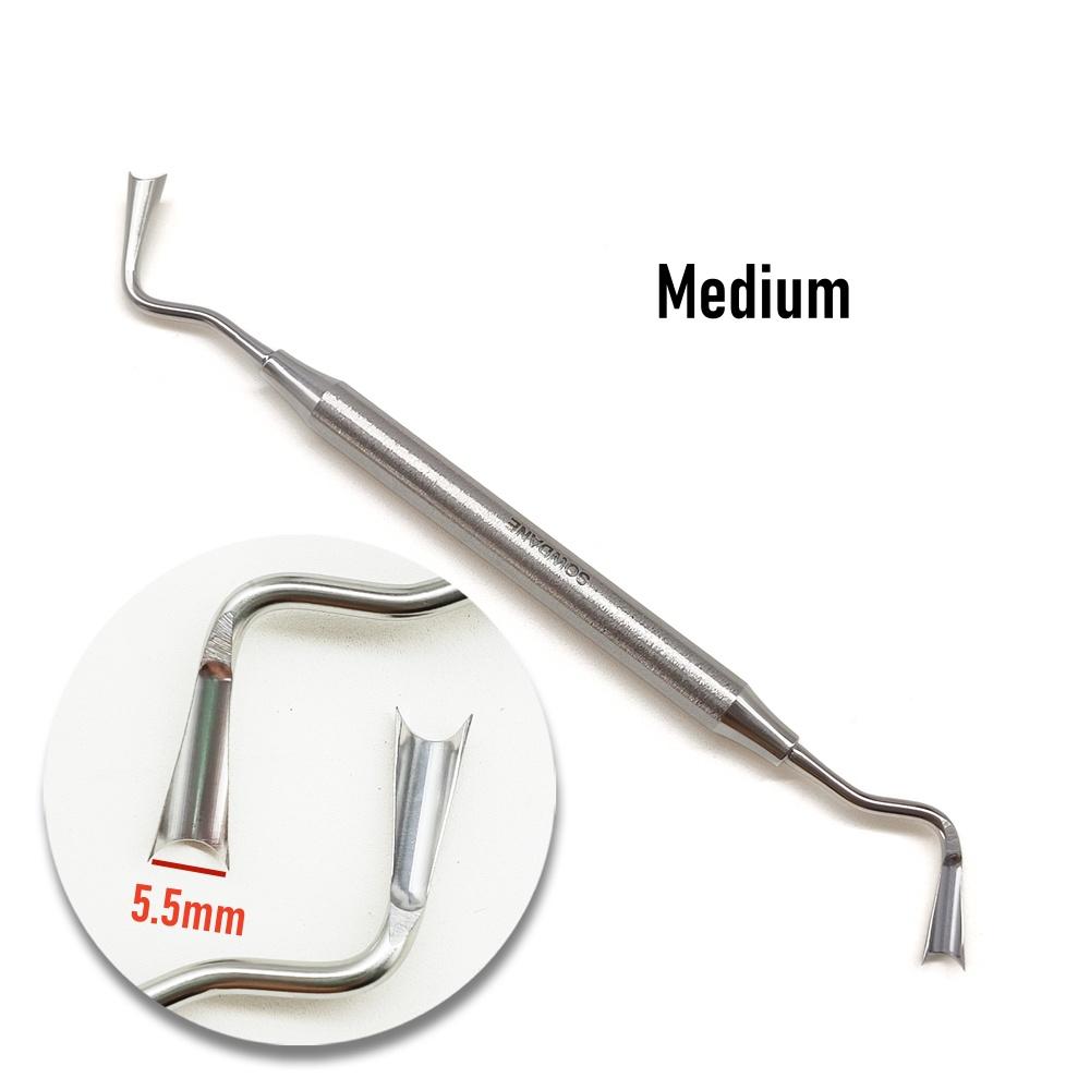 

Зубной имплантат, ретракция десны, ретрактор, сепаратор десны, изоляционный хирургический инструмент, двойные концы, нержавеющая сталь 1 piece Medium