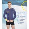 Factory Direct Diving Suit Coat 3MM Front Zipper Thickened Warm Sun-proof Long-sleeved Swimsuit