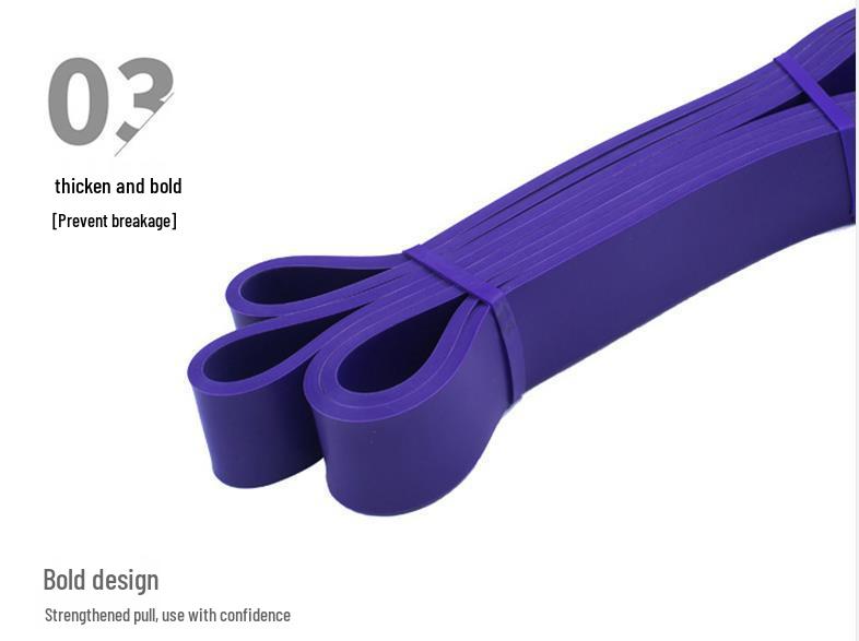 Natural Latex Fitness & Resistance Band for Pull-Ups & Strength Training - 2080mm Elastic Band