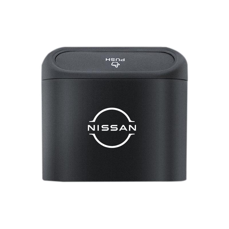 Auto-Mülleimer Tragbarer Mobiler Mülleimerhalter Mit Deckel Für Nissan Sylphy N7 Qashqai J11 J10 Teana Note Navara Juke GTR Patrol