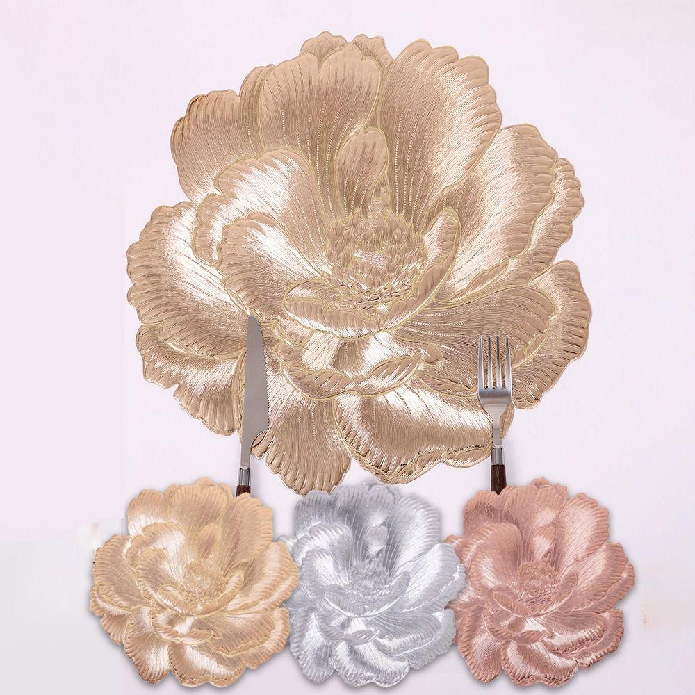 

Washable Place Mat Heat-Resistant Coasters Decor Nordic Style Table Mat рожевий