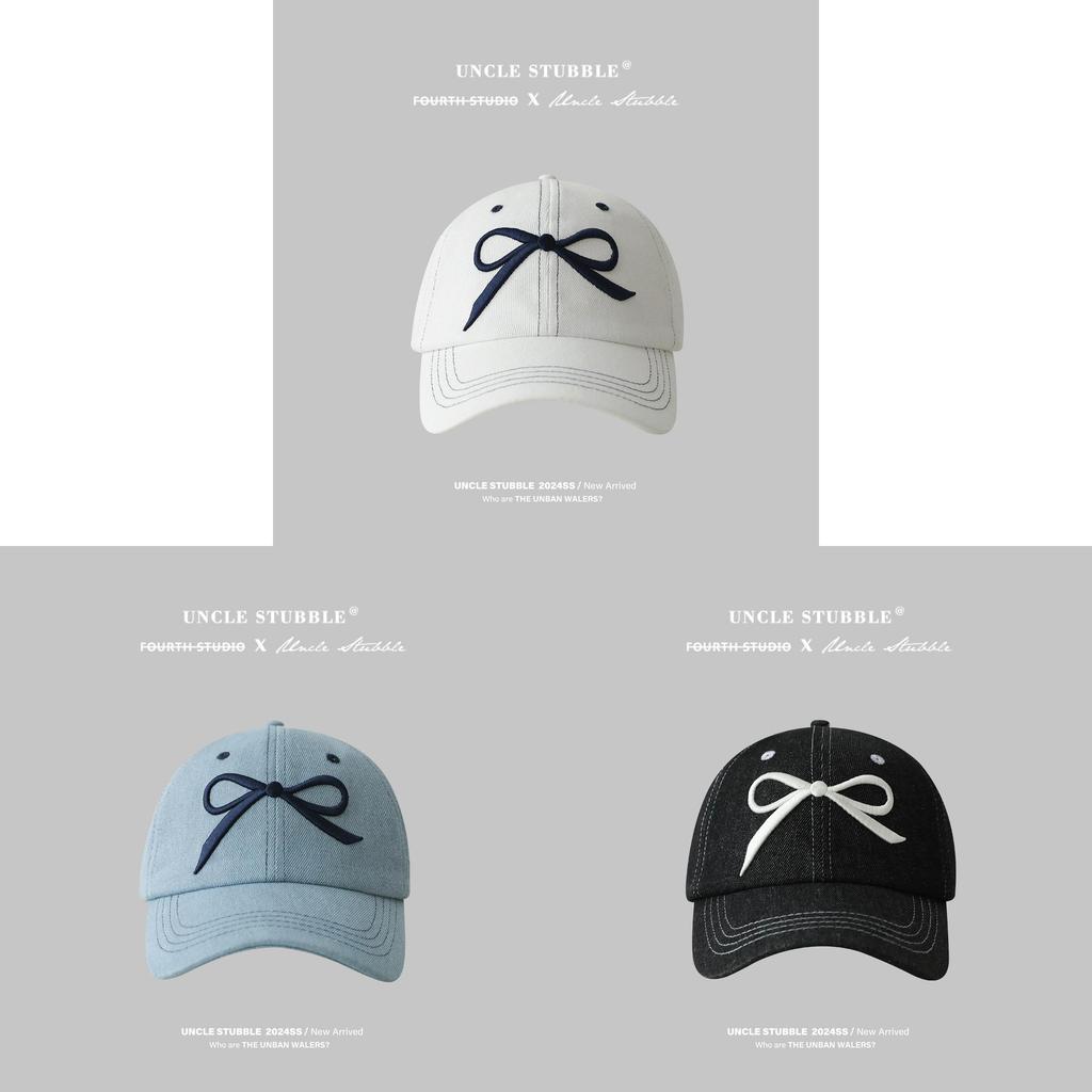 Stilvolle Koreanische Daejeon Schleifen Baseballkappe Für Damen Lässig Frühling Sommer Sonnenschutz