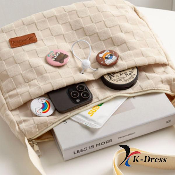 Mini Pouch Checkerboard Crossbody Bag (3 Colors)