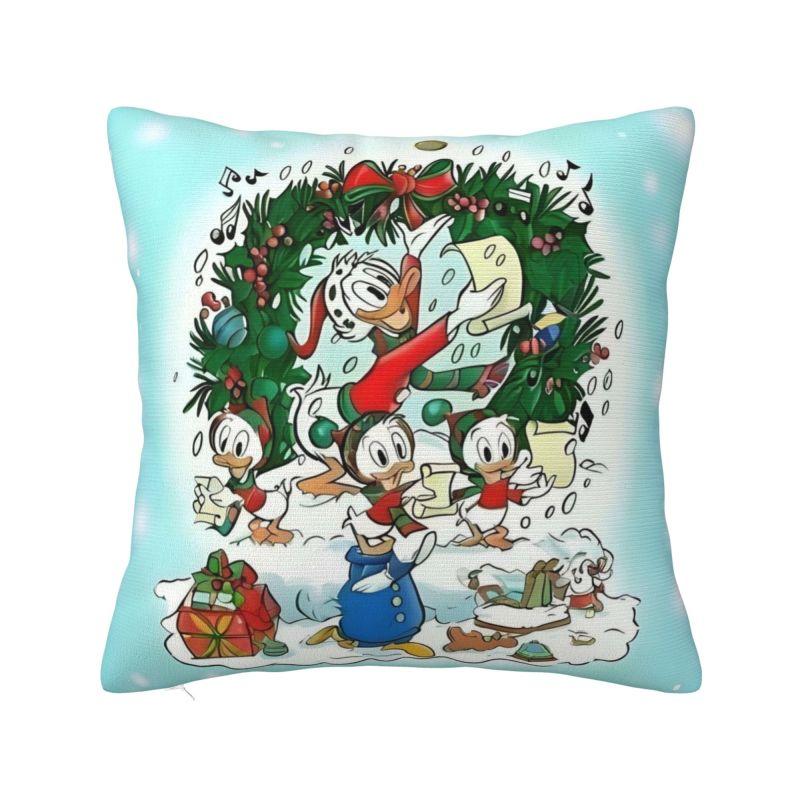 Custom Disney Anime Donald Duck Pillow Covers Bedroom Decoration Kawaii Cute Cartoon Outdoor Cushions Square Pillowcase