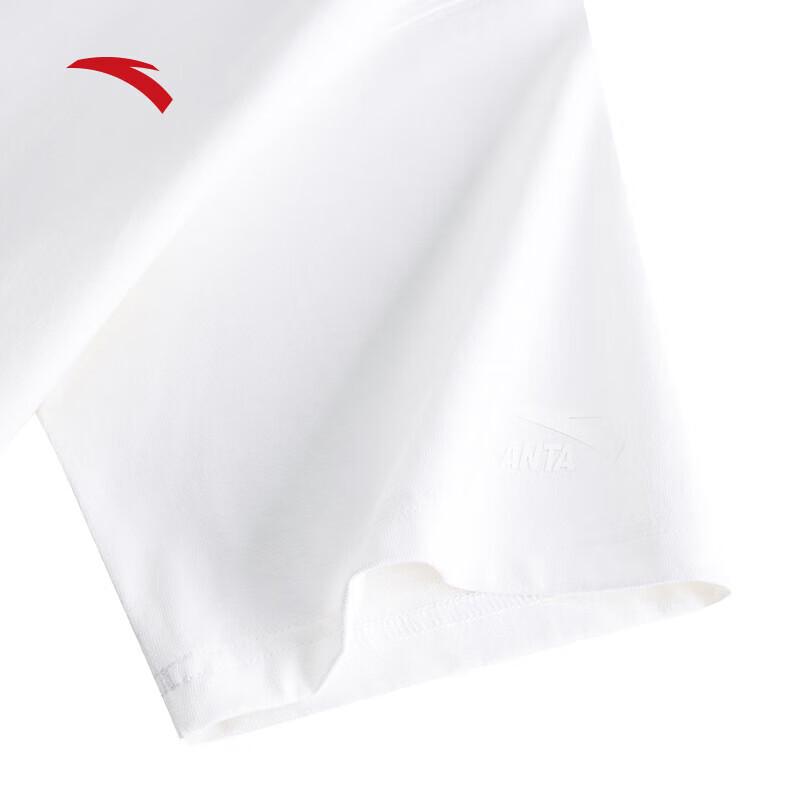 Anta Unisex Retro Pure Cotton Loose Short Sleeve T-Shirt