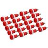 20Pcs Banana Socket 4mm Good   Extensive Use Excellent Manufacture Electrical Connection Accessories