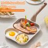 3 In 1 Egg Frying Pan for Breakfast Pancake Burger Sandwiches Nonstick Easy Clean Pancake Pan for Gas Stove & Induction Cooker