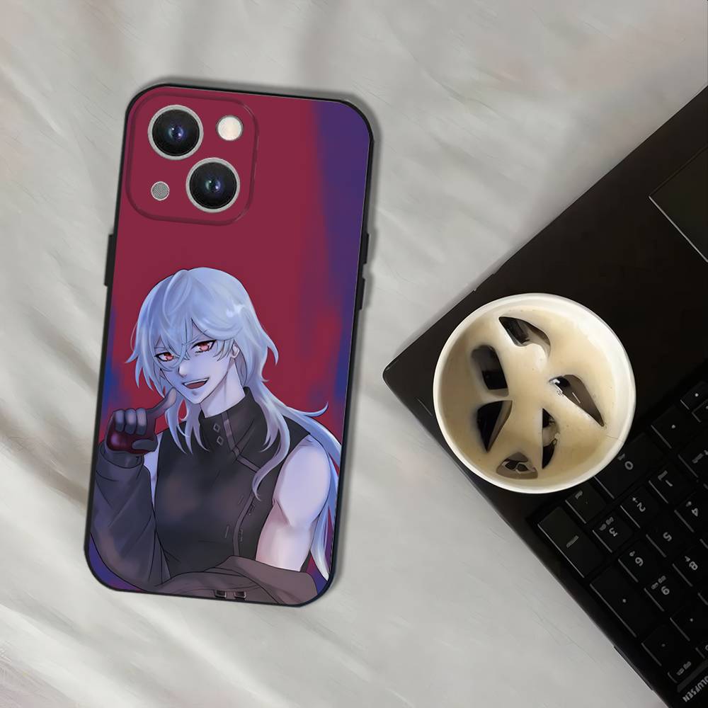 Game D-Date With Death M-Mangas Black Soft Cover Phone Case For iPhone 17,16,15,14,13,12,11,Pro,XS,Max,XR,Plus,E,SE4,Mini