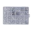 240 Pcs Micro USB Connector Set Stainless Steel Single Row USB Female Port Socket Connectors