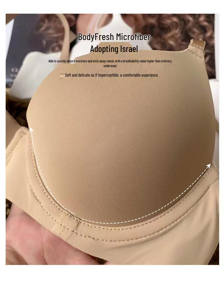 Popular Seamless Girl's Push-Up Shaping Bra - Soft, Thin, Anti-Sagging, and Underwired.