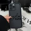 Text and Heart Pattern Phone Case Suitable for iPhone 17 16 15 14 13 12 11 Pro/Max/Plus Anti Drop and Shockproof Back Cover
