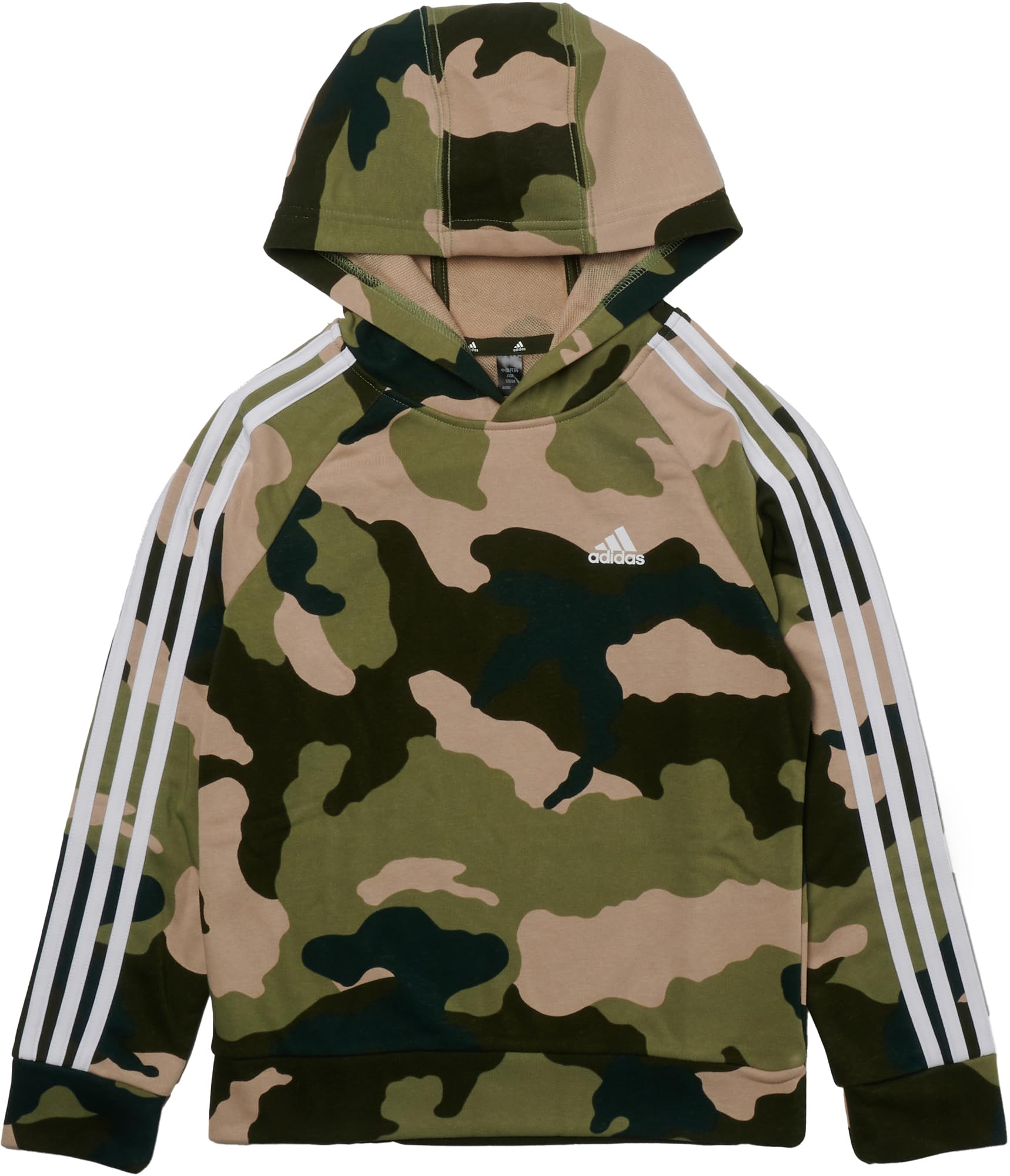 

[Adidas] Sweatshirt Hoodie Essentials Allover Print Hoodie Kids JTH71 Tent GreenClay BrownWhite (IW3470)